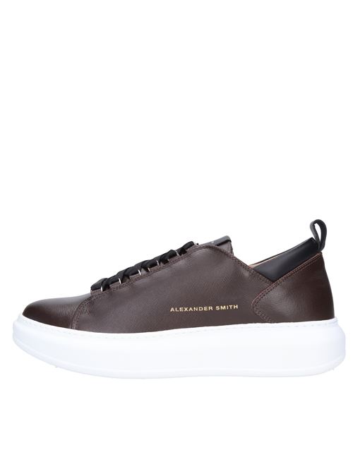 Sneakers in pelle ed ecopelle ALEXANDER SMITH | W1U 84DBN WEMBLEYMARRONE